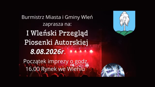 Pierwsza edycja Wleńskiego Przeglądu Piosenki Autorskiej